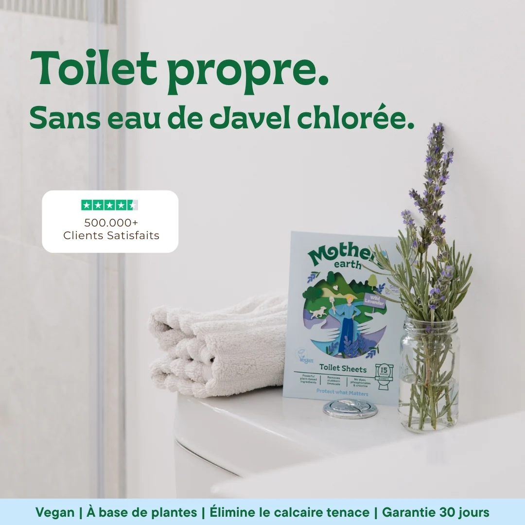 Feuilles Nettoyantes Toilettes 🧼